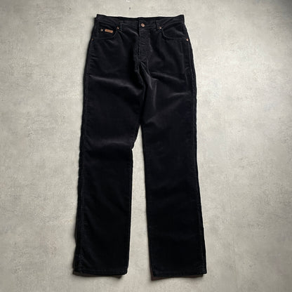 Wrangler fekete kordbársony nadrág