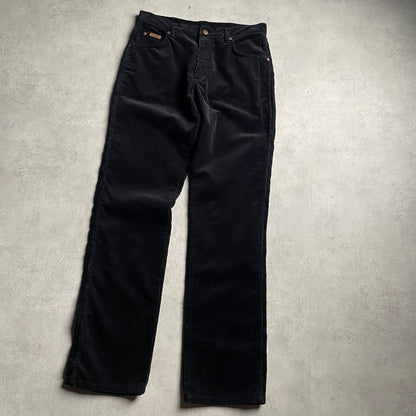 Wrangler fekete kordbársony nadrág