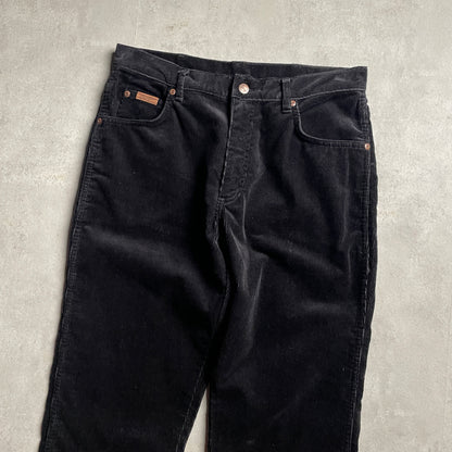 Wrangler fekete kordbársony nadrág