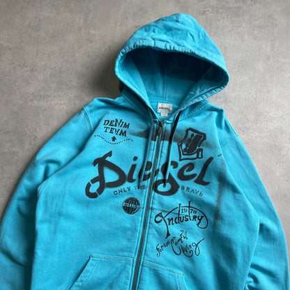 Y2K Diesel graffiti hoodie