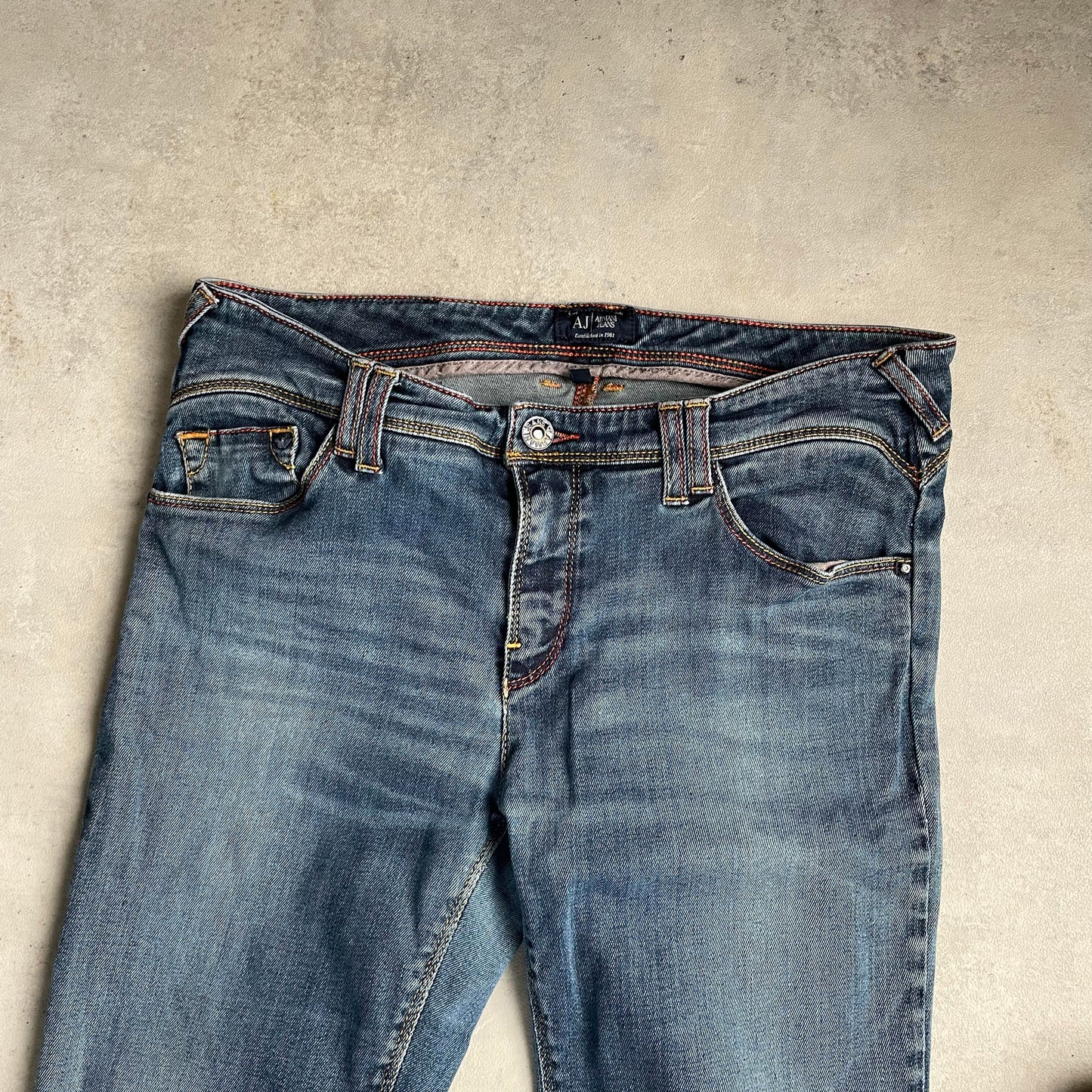 Vintage Armani Jeans slim fit farmernadrág