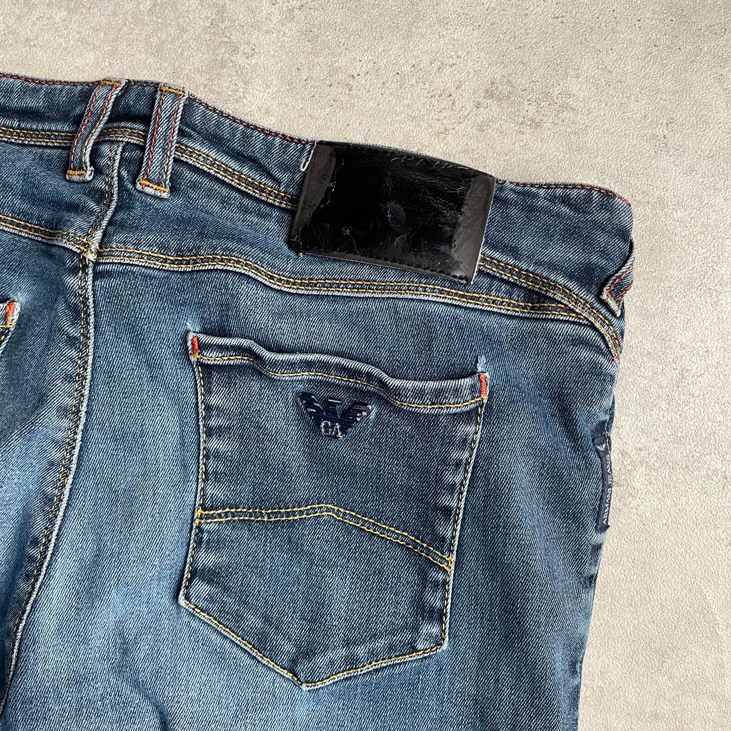 Vintage Armani Jeans slim fit farmernadrág