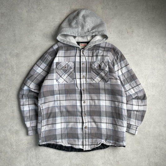 Wrangler Y2K szürke kockás hoodie