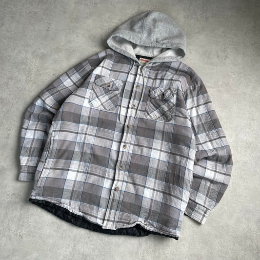 Wrangler Y2K szürke kockás hoodie