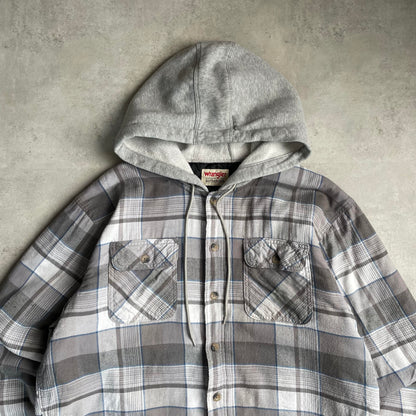 Wrangler Y2K szürke kockás hoodie
