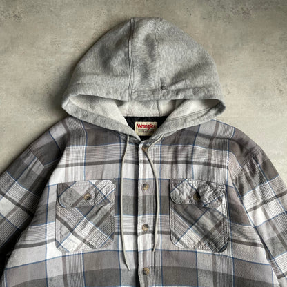 Wrangler Y2K szürke kockás hoodie