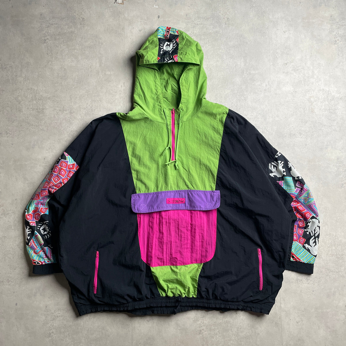 Vintage Adidas raver széldzseki
