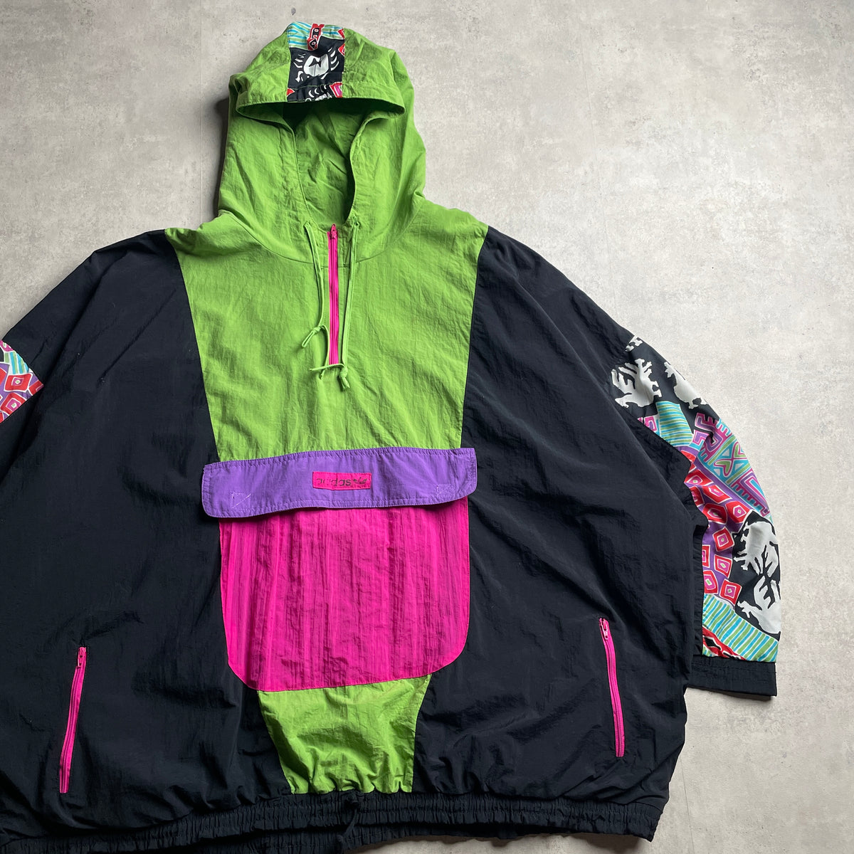 Vintage Adidas raver széldzseki