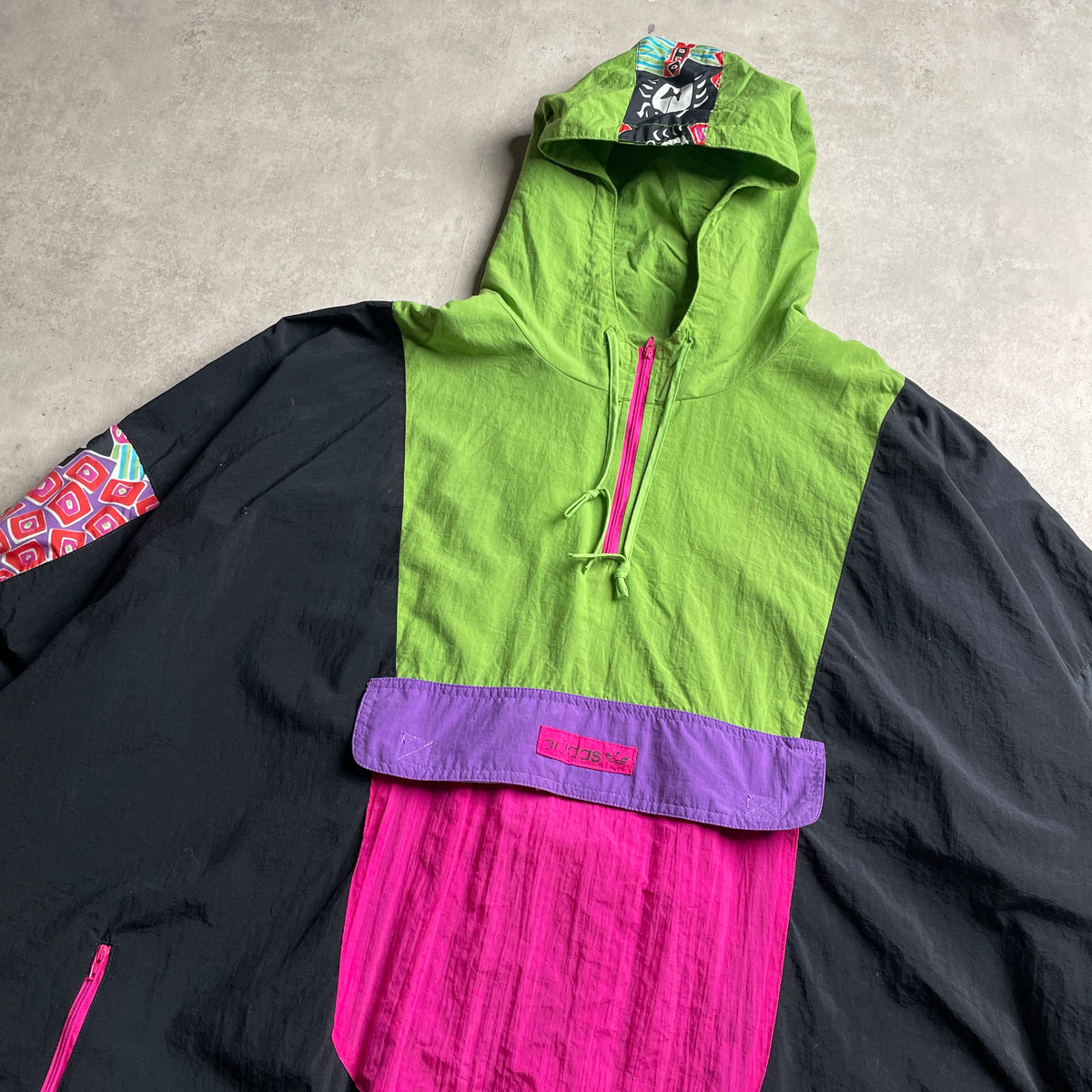 Vintage Adidas raver széldzseki