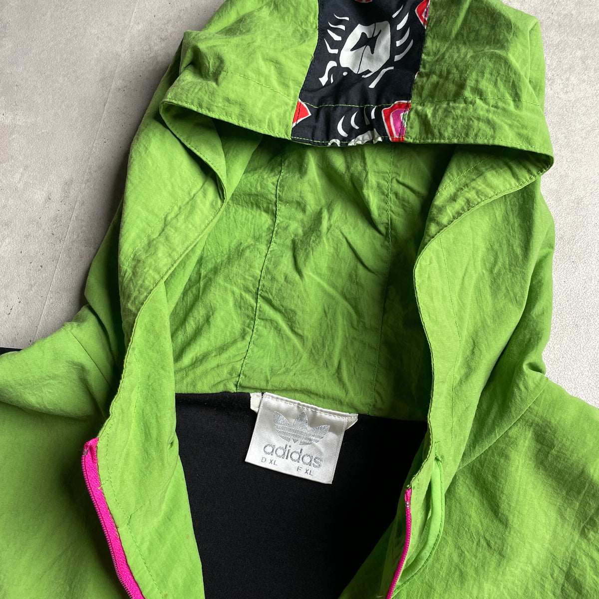 Vintage Adidas raver széldzseki