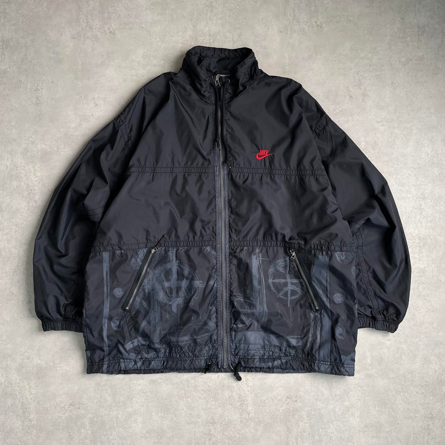 Vintage 90's Nike techno széldzseki