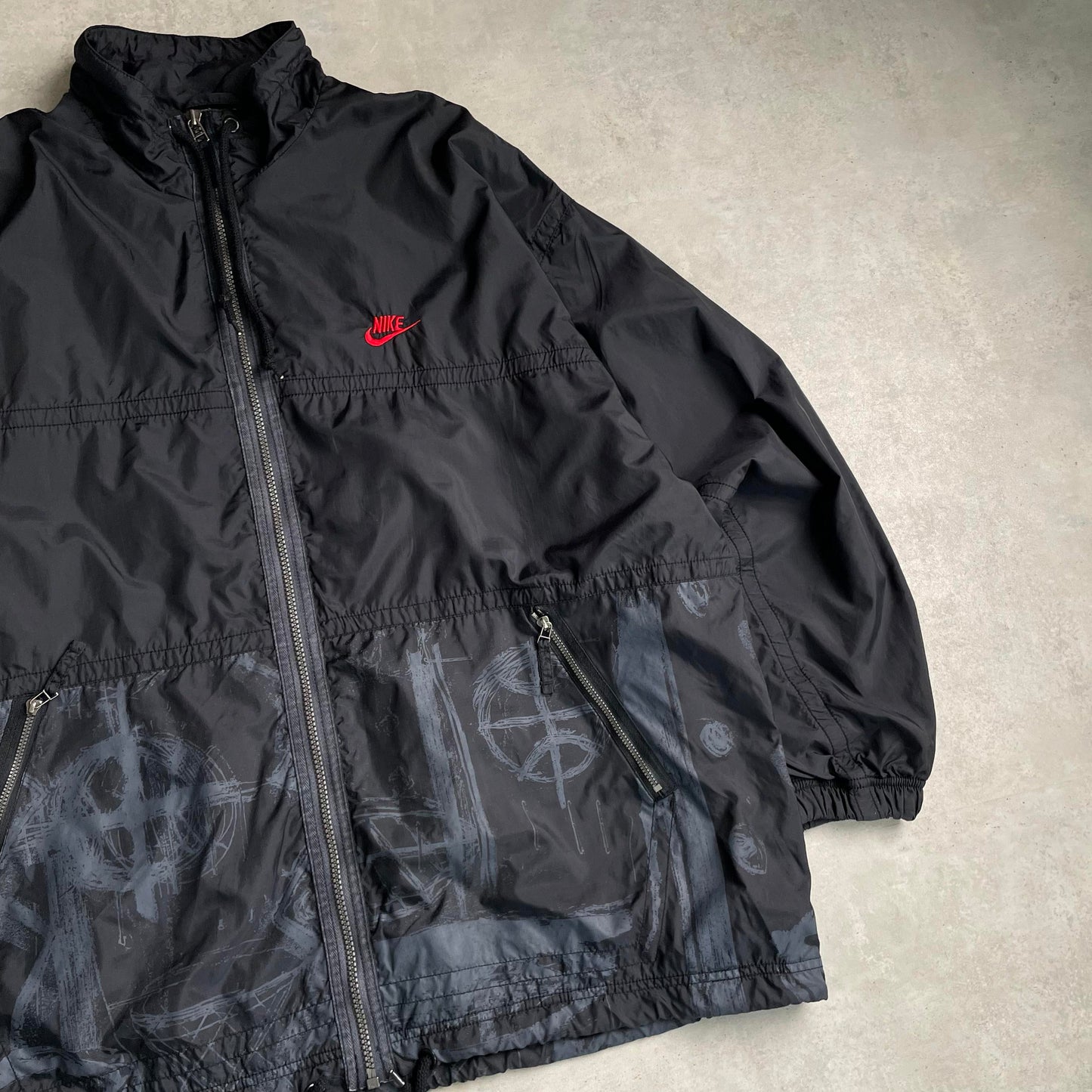 Vintage 90's Nike techno széldzseki