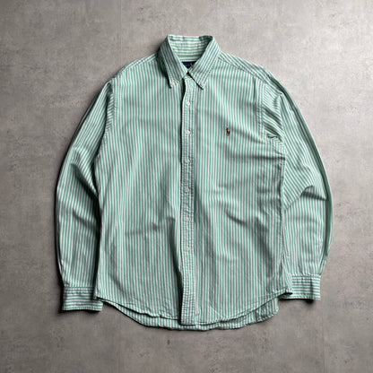 Ralph Lauren zöld-fehér csíkos ing