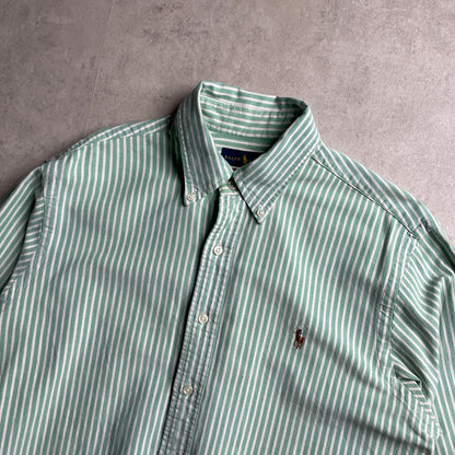 Ralph Lauren zöld-fehér csíkos ing