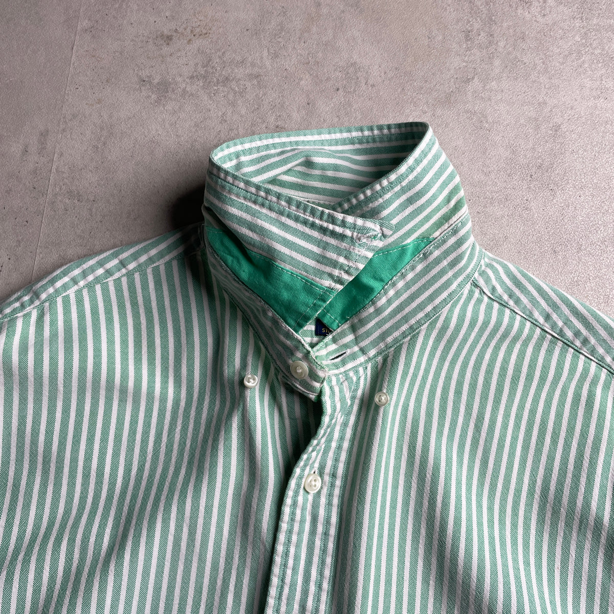 Ralph Lauren zöld-fehér csíkos ing