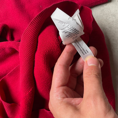 Ralph Lauren piros quaterzip pulóver