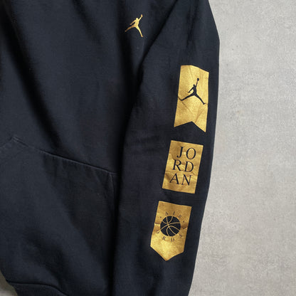 Jordan fekete-arany hoodie