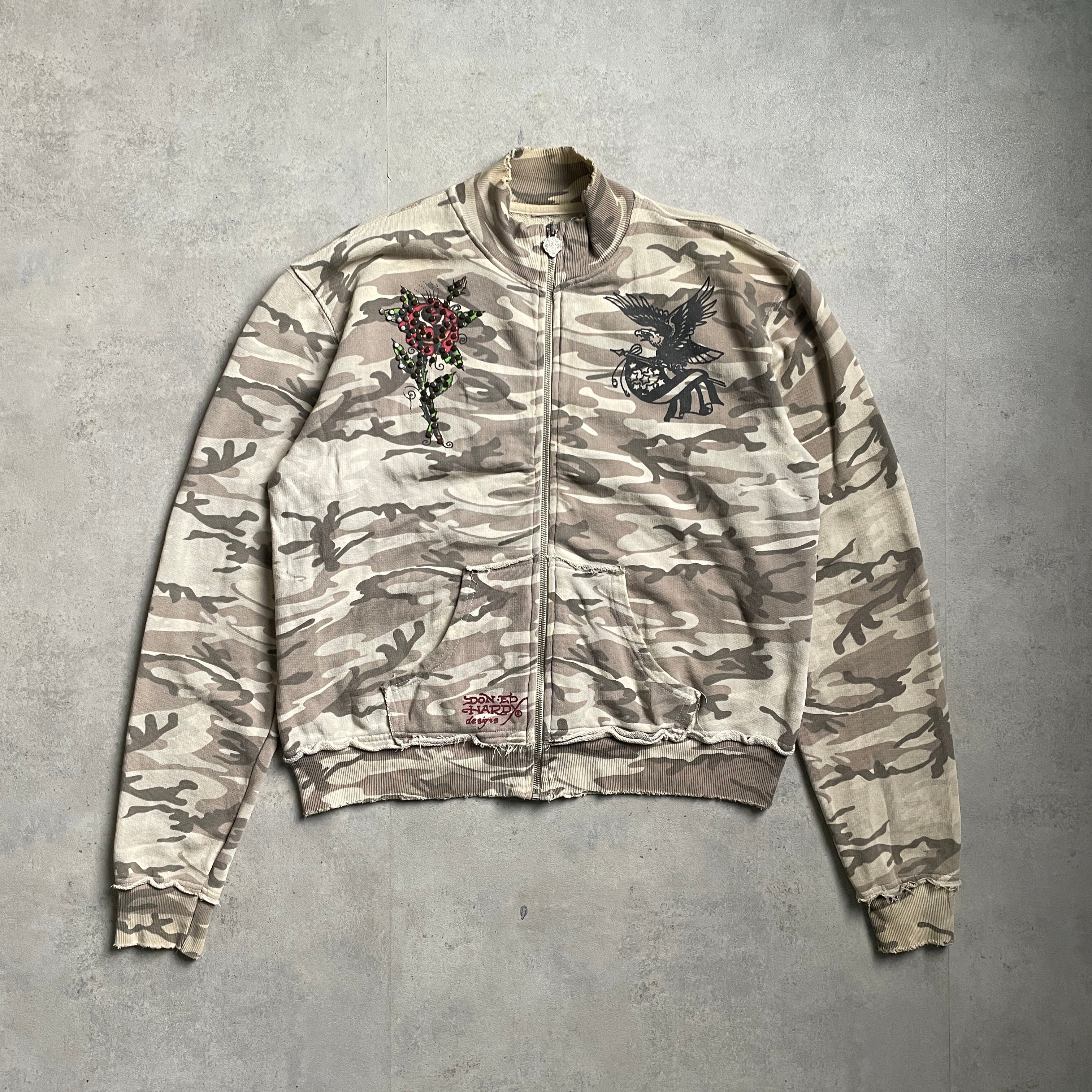 Y2K Ed Hardy zipup melegítőfelső