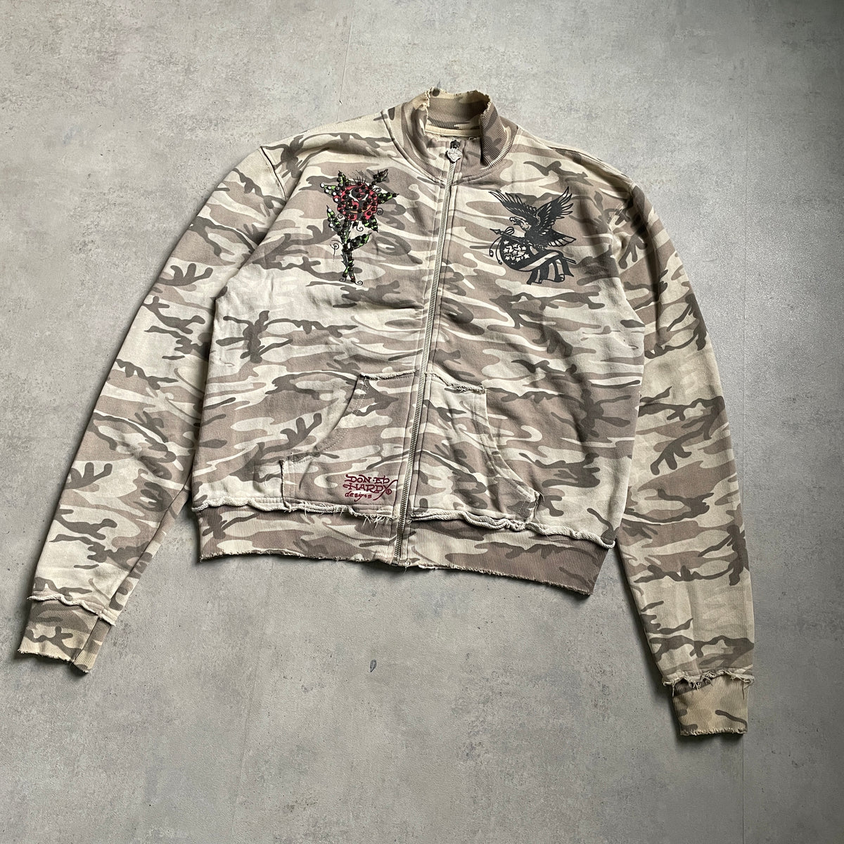 Y2K Ed Hardy zipup melegítőfelső