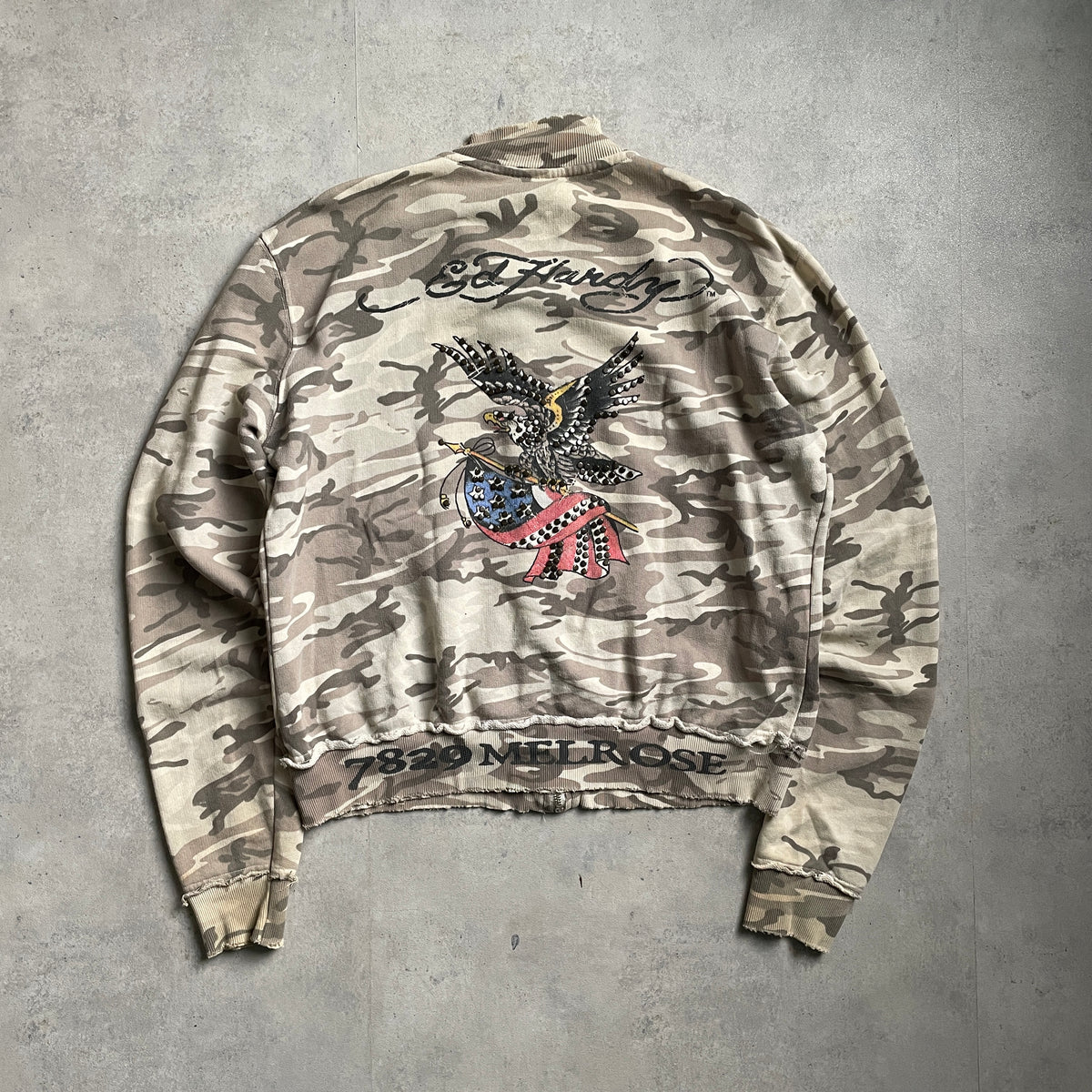 Y2K Ed Hardy zipup melegítőfelső