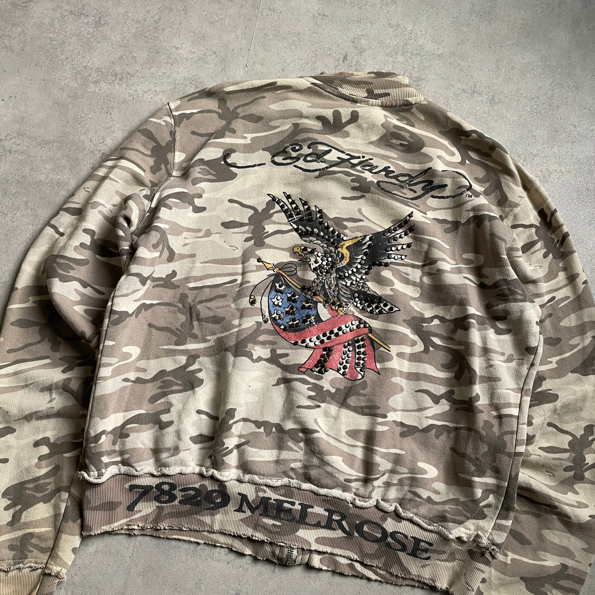 Y2K Ed Hardy zipup melegítőfelső
