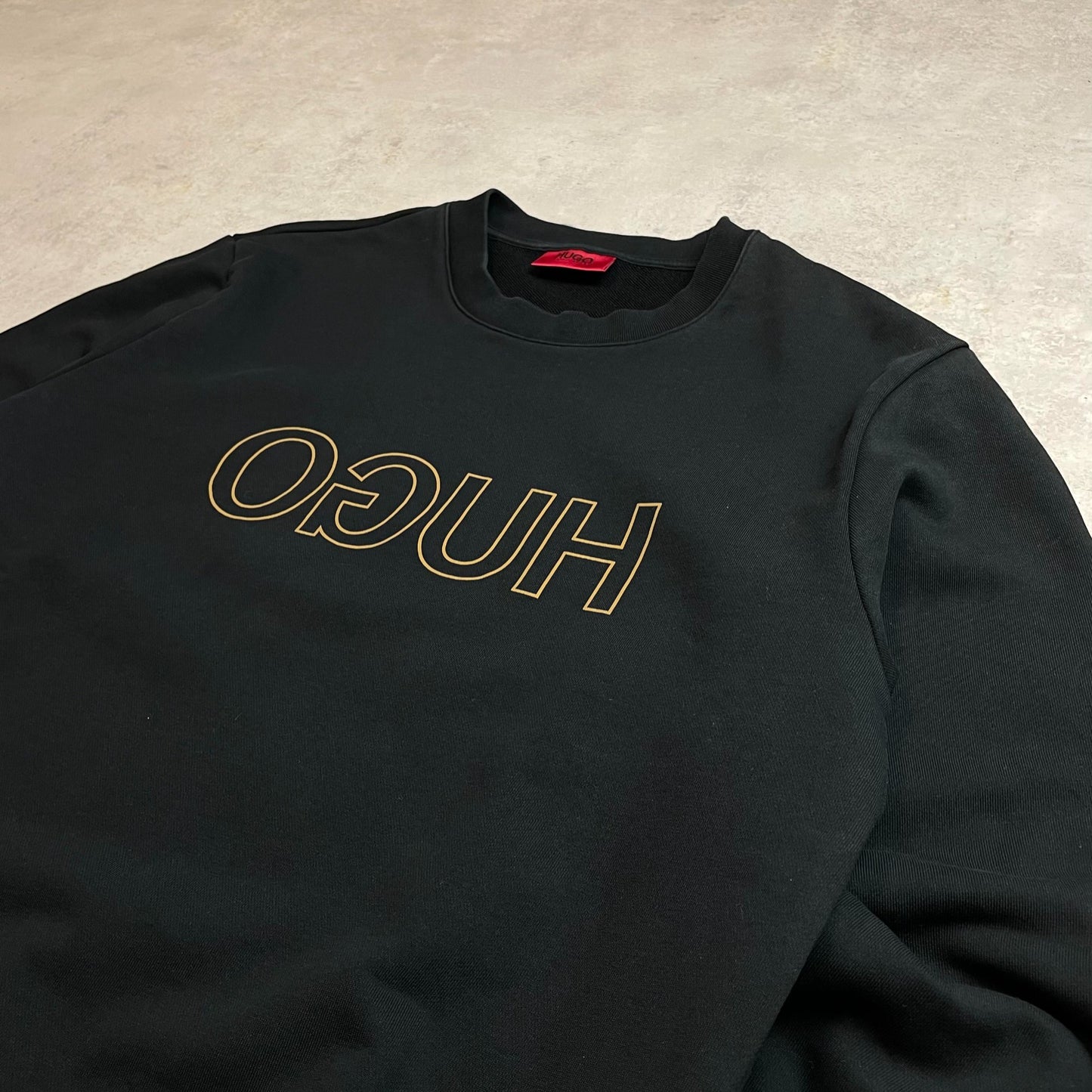 Hugo Boss fekete crewneck