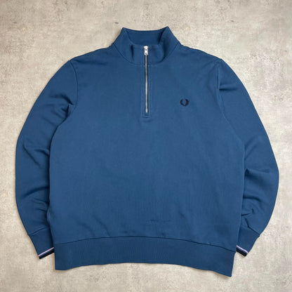 Fred Perry 1/4 cipzáros pulóver