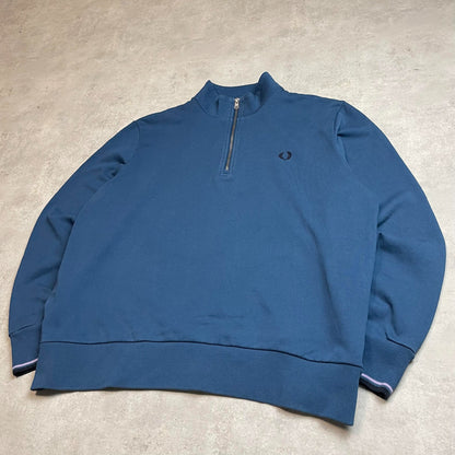 Fred Perry 1/4 cipzáros pulóver