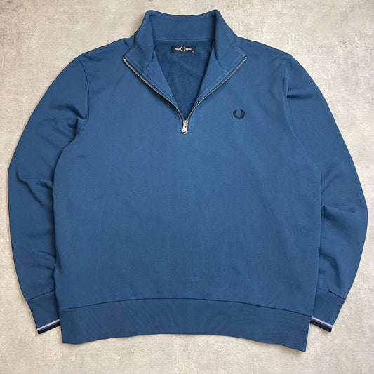 Fred Perry 1/4 cipzáros pulóver