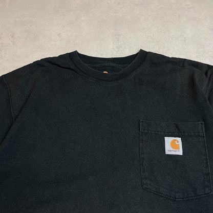 Carhartt fekete zsebes póló