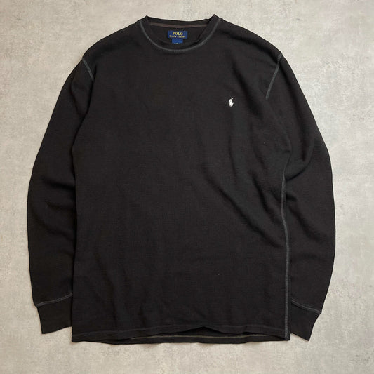 Ralph Lauren vékony fekete környakú pulóver