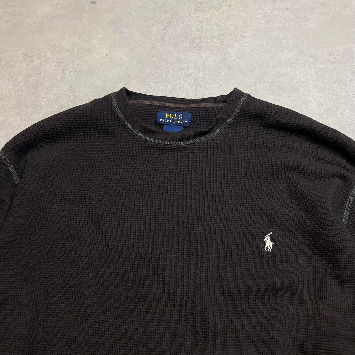 Ralph Lauren vékony fekete környakú pulóver