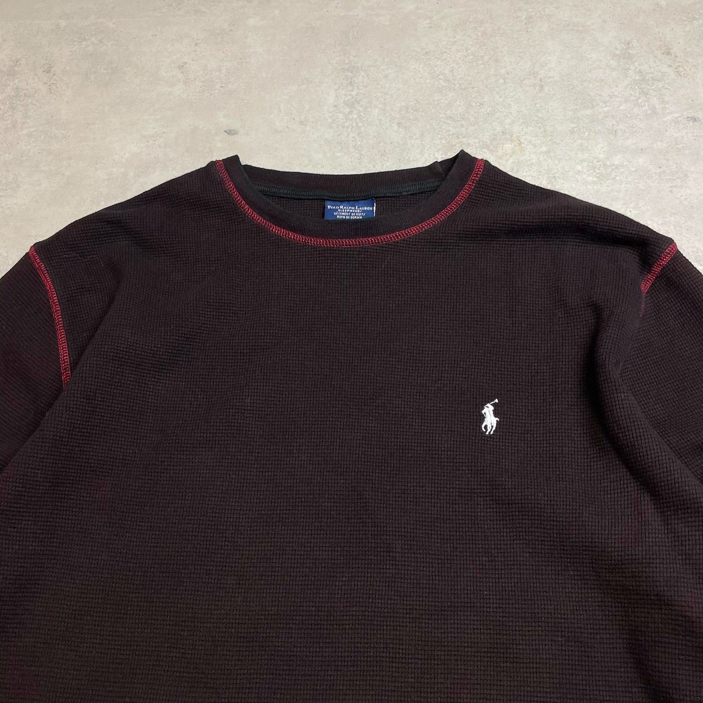 Ralph Lauren barna környakú pulóver
