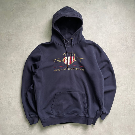 Gant sötétkék big logo hoodie