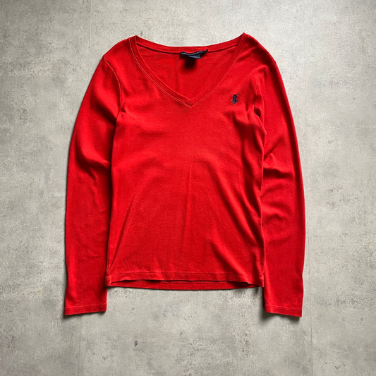 Ralph Lauren v-nyakú kötött pulóver