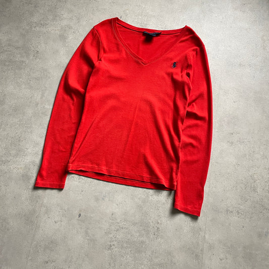 Ralph Lauren v-nyakú kötött pulóver