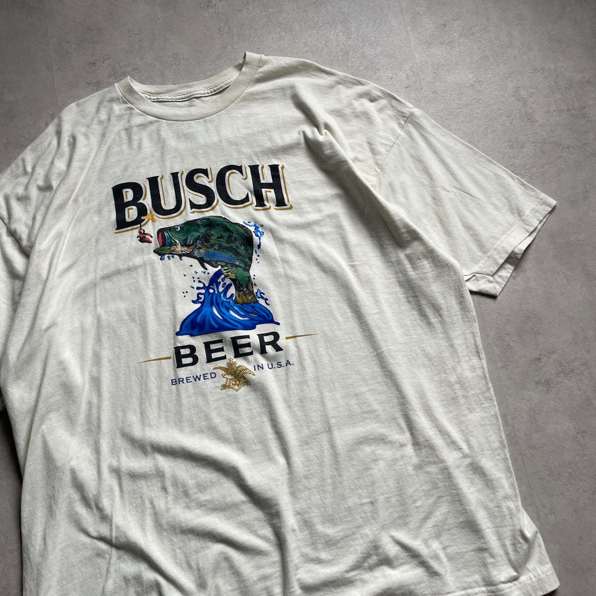 Vintage Busch Beer graphic póló