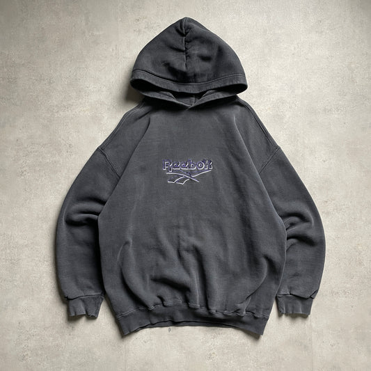 Vintage Reebok center logo oversized hoodie