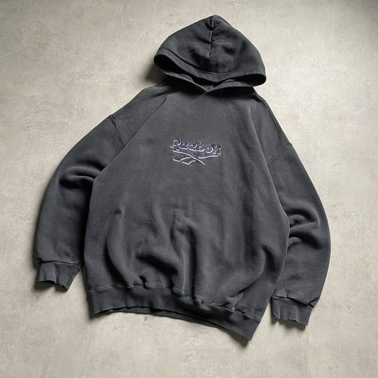 Vintage Reebok center logo oversized hoodie