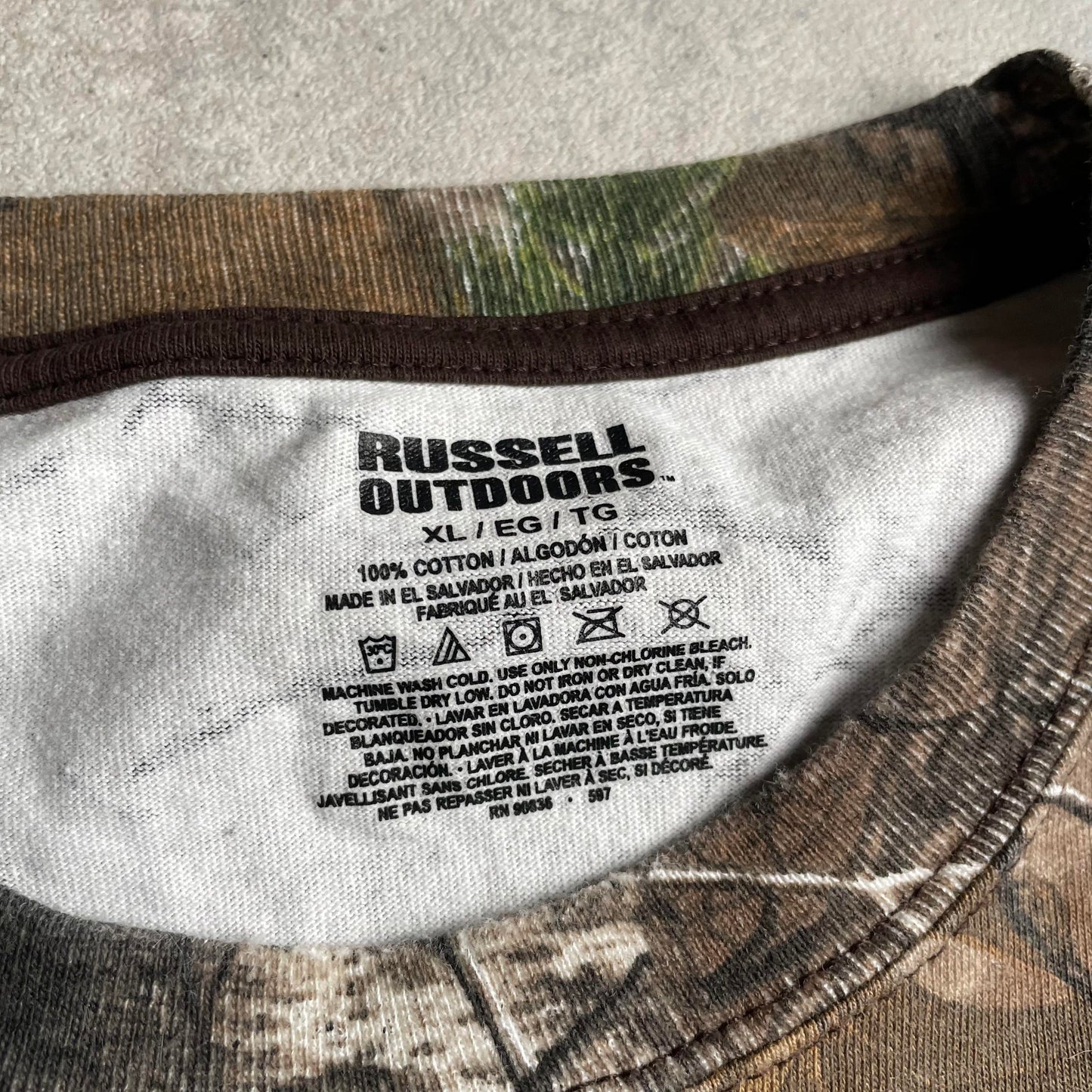 Russel Outdoors Realtree hosszúujjú póló