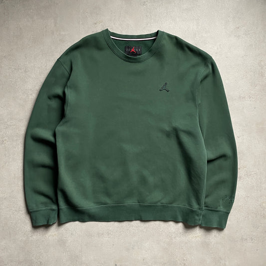 Jordan sötétzöld crewneck