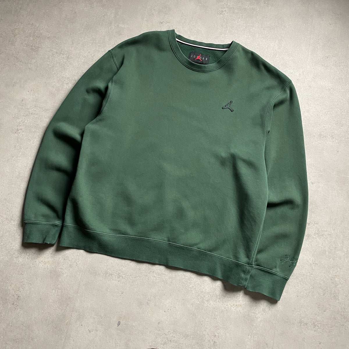 Jordan sötétzöld crewneck