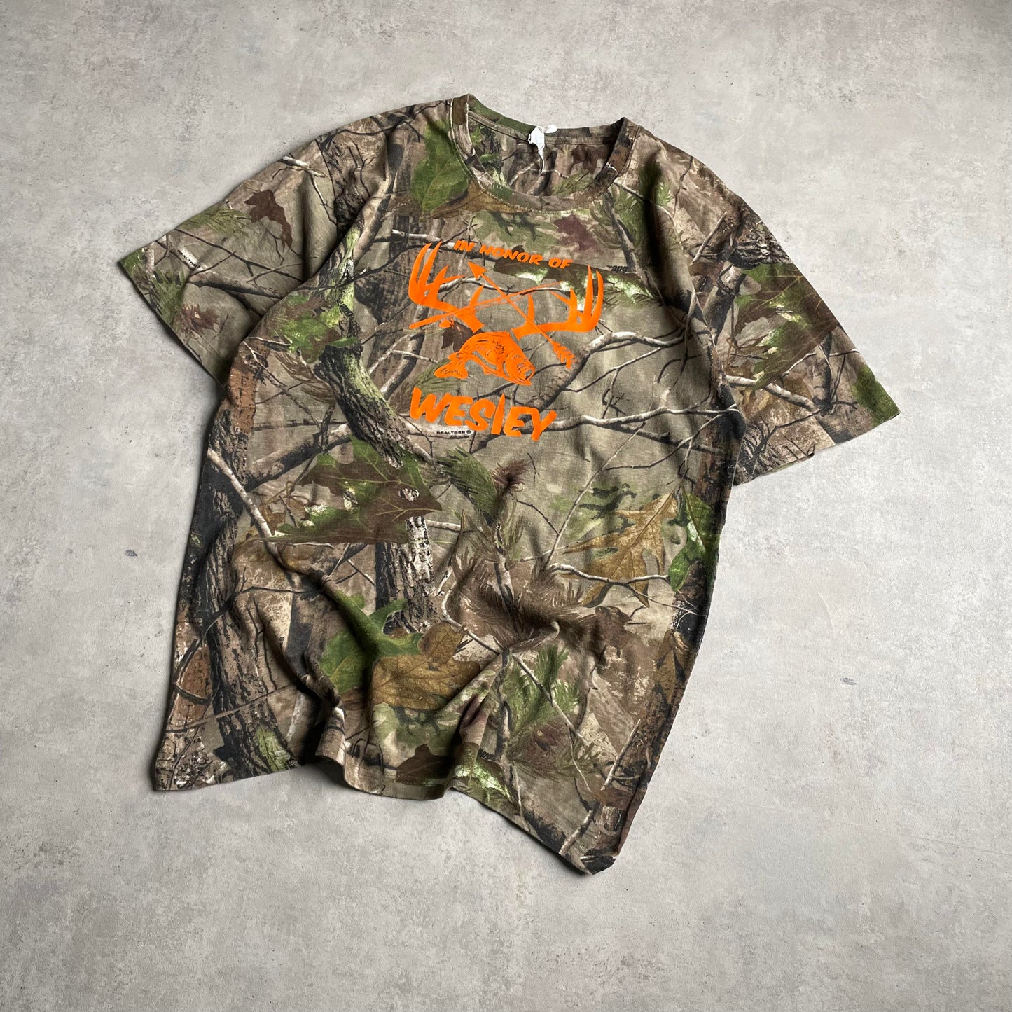 Vintage Realtree In honor of Wesley #7 Skinner póló