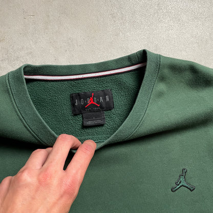 Jordan sötétzöld crewneck