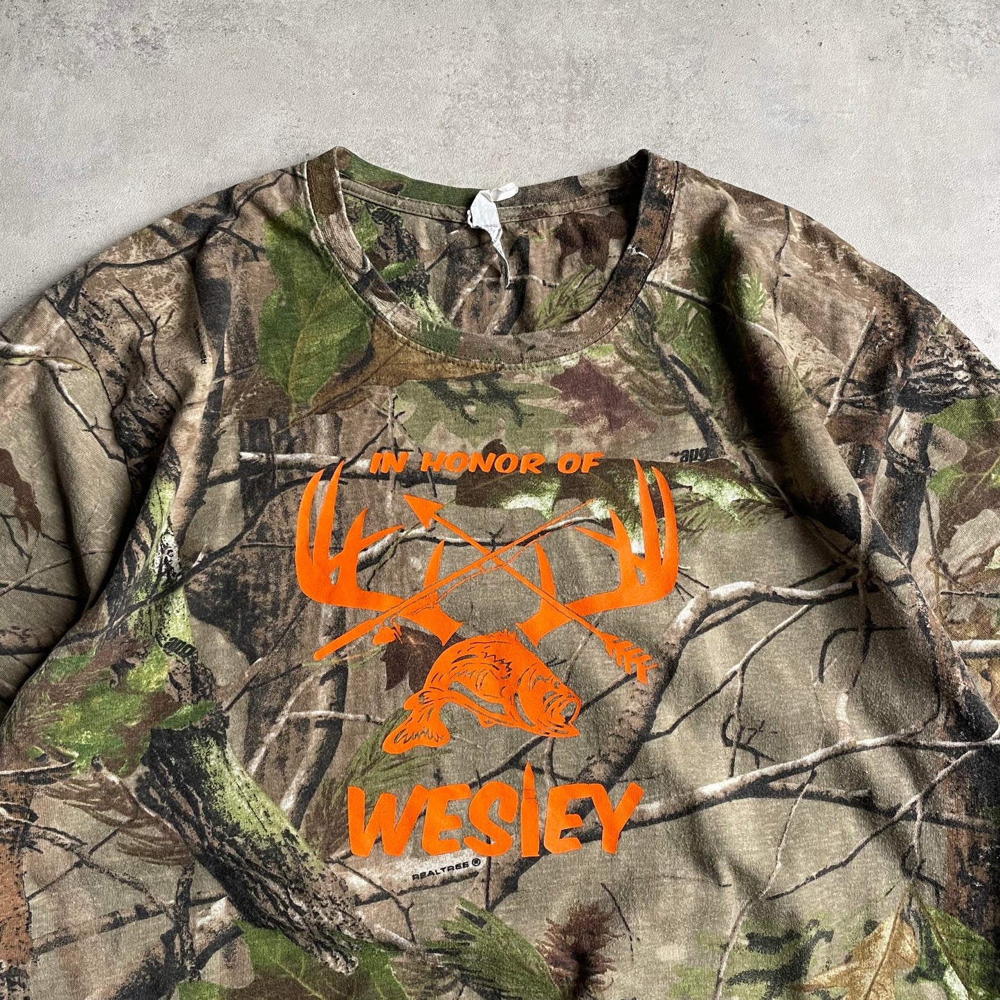 Vintage Realtree In honor of Wesley #7 Skinner póló