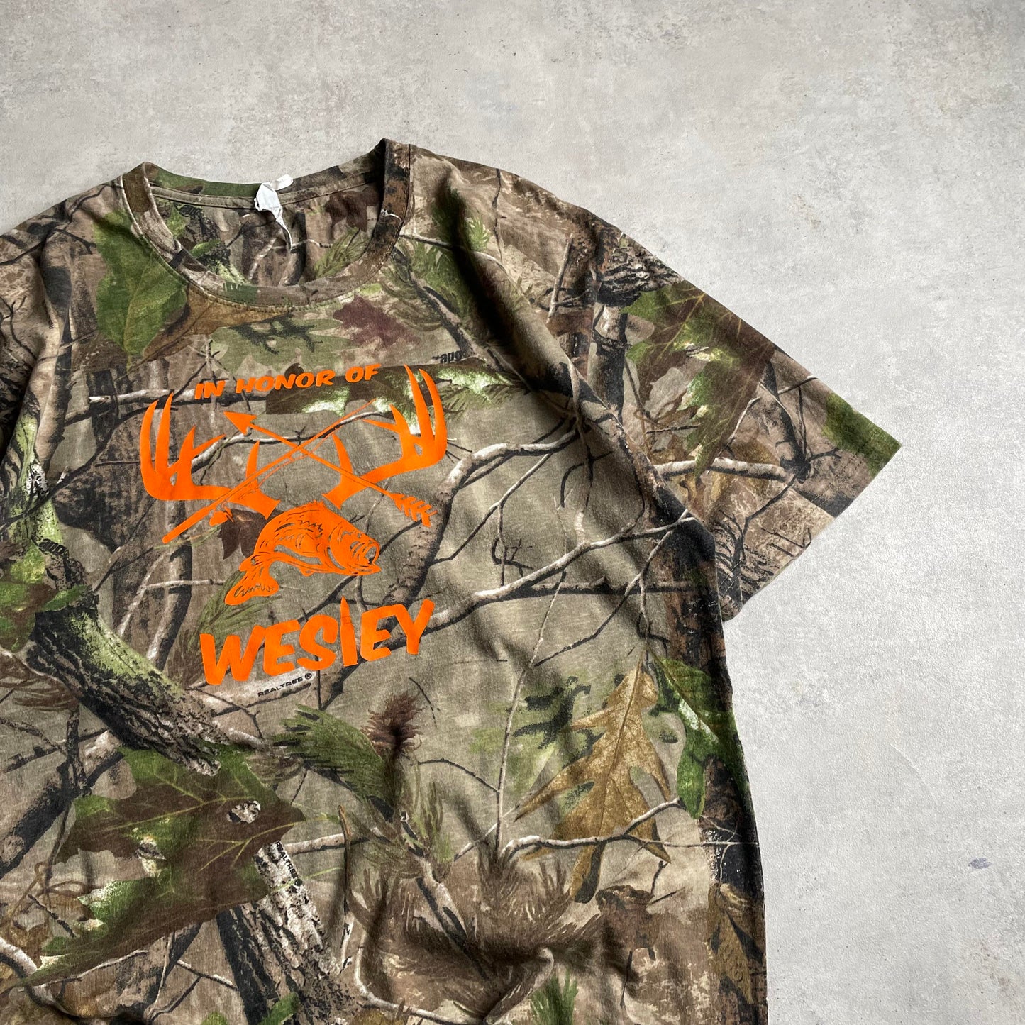 Vintage Realtree In honor of Wesley #7 Skinner póló