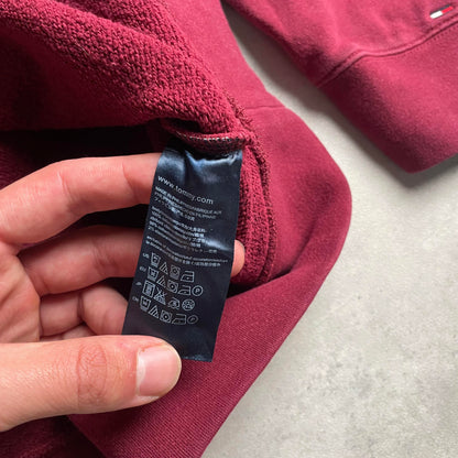 Tommy Hilfiger bordó crewneck