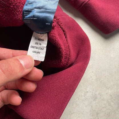 Tommy Hilfiger bordó crewneck