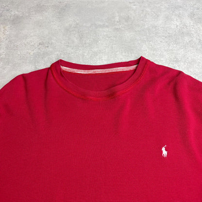 Ralph Lauren piros környakú pulóver