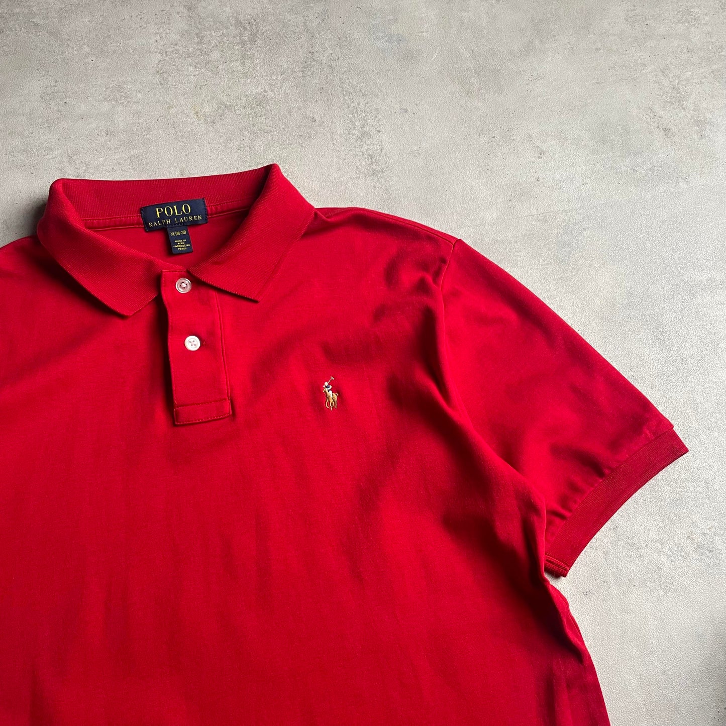 Ralph Lauren piros pólóing